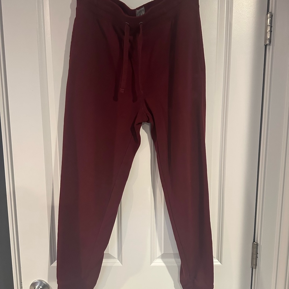 Gap VintageSoft Burgundy Jogger Sweatpants. Worn 1x.